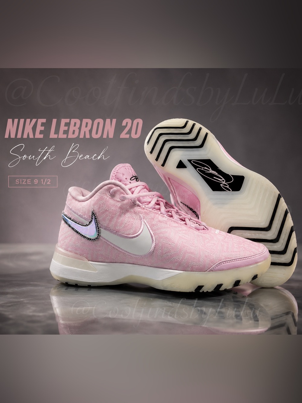 Nike LeBron NXXT Genisus "Iridescent Pink" Size 9.5 - HF0711-602